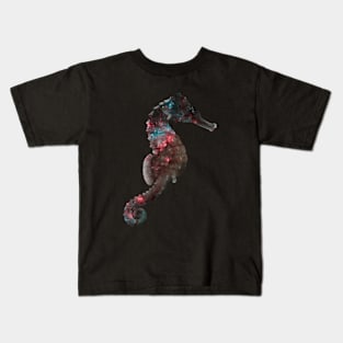 Galaxy Seahorse Kids T-Shirt